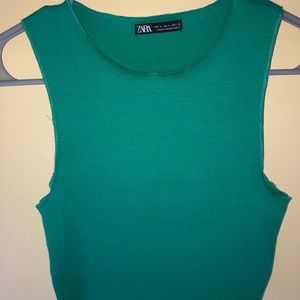 Zara green tank top!